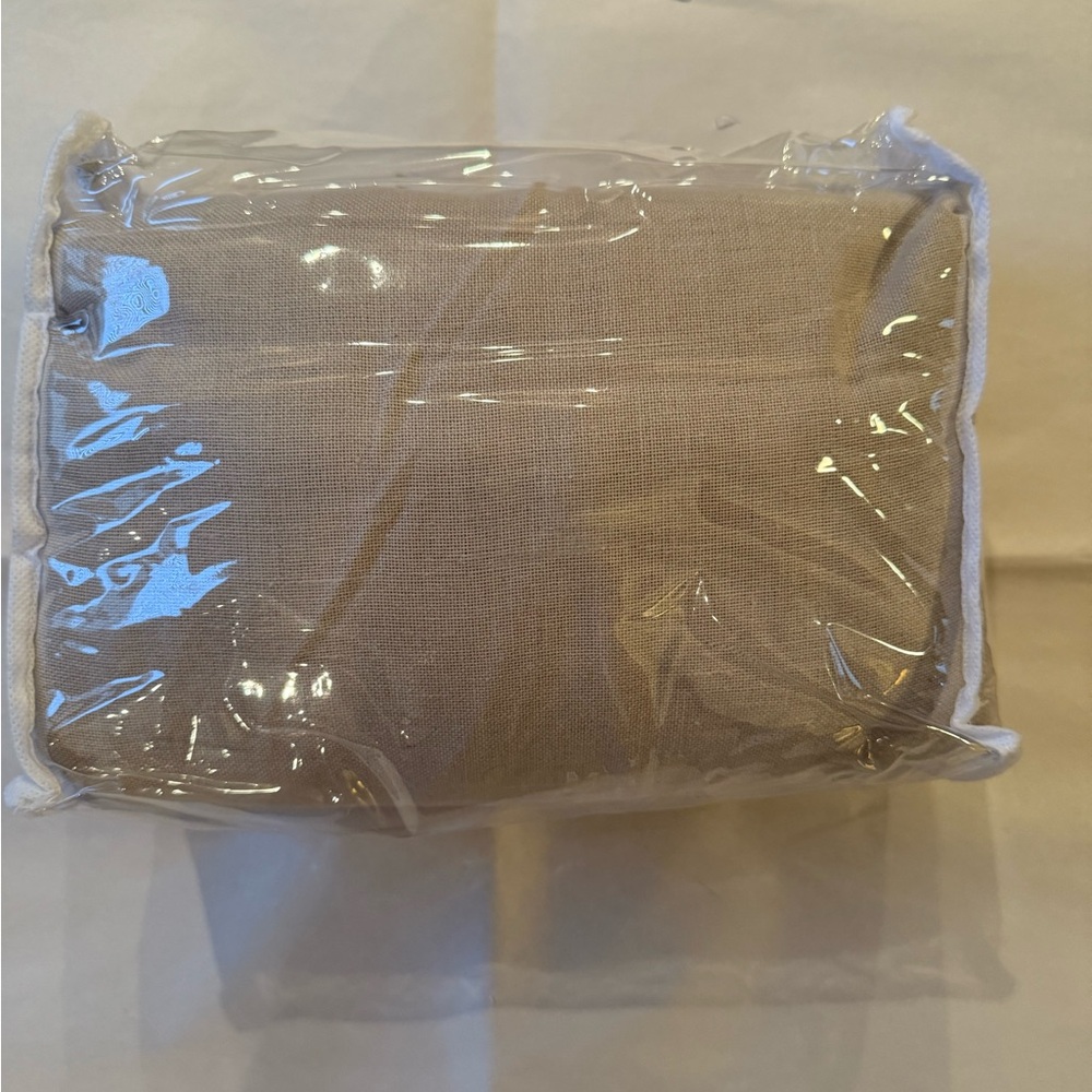 NWT XTMYI Back Tab/Hooks Linen Cotton Sheer Curtains 50"w x 45"l Oatmeal/Beige - Picture 6 of 6